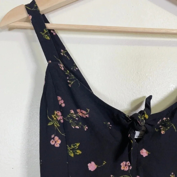 Aritzia Wilfred Bow Tank Floral Peplum Camisole - Picture 4 of 10